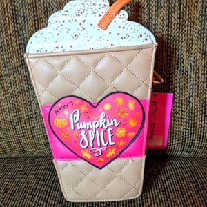 Betsey Johnson NWT pumpkin spice bag